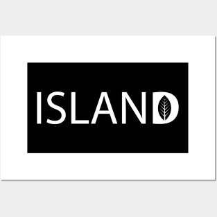 Island fun text design Posters and Art